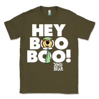 Army Green yogi bear Classic Tee - artisFamous