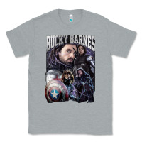 Heather Grey bucky barnes a hero Classic Tee - artisFamous