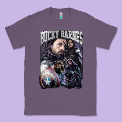 Bucky Barnes A Hero Classic Tee Designed By Artisfamous