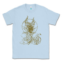 Dusty Blue sleeping beauty maleficent crow branchesy Classic Tee - artisFamous