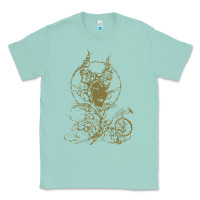 Seafoam sleeping beauty maleficent crow branchesy Classic Tee - artisFamous