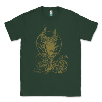 Sports Green sleeping beauty maleficent crow branchesy Classic Tee - artisFamous