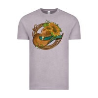 Vintage Zinc western hat with sunflowers and rope Vintage Tee - Artiststas