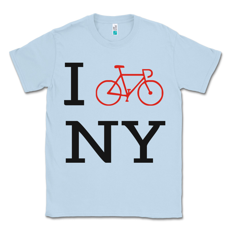 I Bike Ny Funny Bike Classic Tee by artisFamous | Teevron