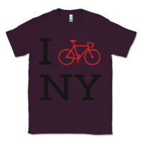 Plum i bike ny funny bike Classic Tee - artisFamous