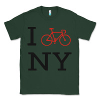 Sports Green i bike ny funny bike Classic Tee - artisFamous