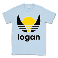 Dusty Blue logan Classic Tee - artisFamous