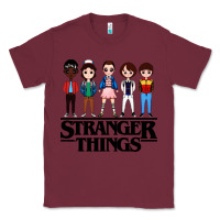Burgundy stranger kids Classic Tee - artisFamous