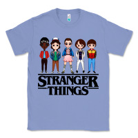 Colony Blue stranger kids Classic Tee - artisFamous