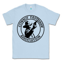 Dusty Blue cowboy fast draw association Classic Tee - artisFamous