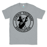 Heather Grey cowboy fast draw association Classic Tee - artisFamous