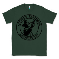 Sports Green cowboy fast draw association Classic Tee - artisFamous