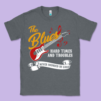 The Blues Music Classic Tee Designed By Artisfamous