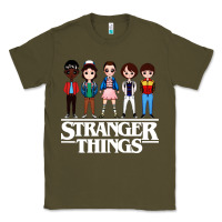 Army Green stranger kids Classic Tee - artisFamous