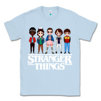 Dusty Blue stranger kids Classic Tee - artisFamous