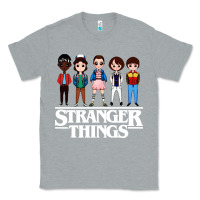 Heather Grey stranger kids Classic Tee - artisFamous
