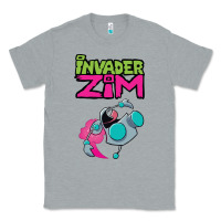 Heather Grey Invader Zim Gir Classic Tee - artisFamous