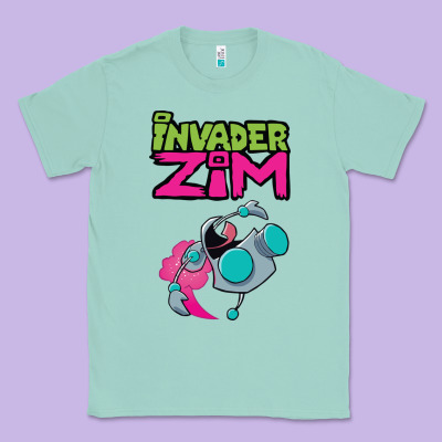 Invader Zim Gir Classic Tee Designed By Artisfamous