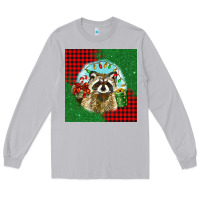 Moon Dust christmas raccoon Long Sleeve Tee - BarkalooDesign