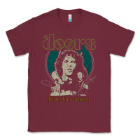 Burgundy the doors live in concert Classic Tee - artisFamous