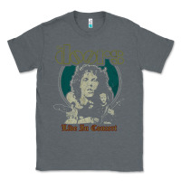Charcoal Heather the doors live in concert Classic Tee - artisFamous