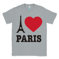 Heather Grey i love paris eiffel tower funny Classic Tee - artisFamous