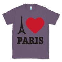 Lavender i love paris eiffel tower funny Classic Tee - artisFamous