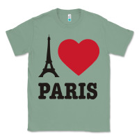 I Love Paris Eiffel Tower Funny Classic Tee | Teevron