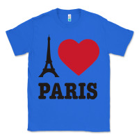 True Royal i love paris eiffel tower funny Classic Tee - artisFamous