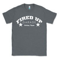 Charcoal Heather fired up garage Classic Tee - artisFamous