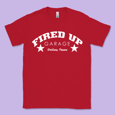 Fired Up Garage Classic Tee Designed By Artisfamous