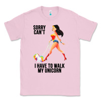 Bubblegum Pink wonder woman sorry can't Classic Tee - artisFamous