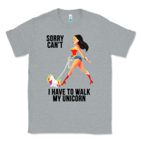 Heather Grey wonder woman sorry can't Classic Tee - artisFamous