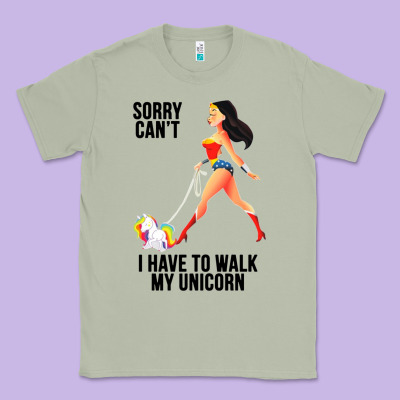 Wonder Woman Sorry Can't Classic Tee Designed By Artisfamous