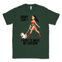 Sports Green wonder woman sorry can't Classic Tee - artisFamous