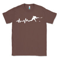 Chestnut hockey player heartbeat ice Classic Tee - artisFamous