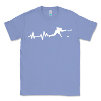 Colony Blue hockey player heartbeat ice Classic Tee - artisFamous