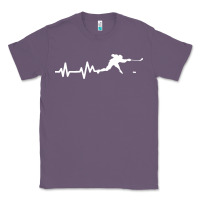 Lavender hockey player heartbeat ice Classic Tee - artisFamous