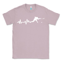 Lilac hockey player heartbeat ice Classic Tee - artisFamous