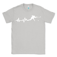 Moon Dust hockey player heartbeat ice Classic Tee - artisFamous