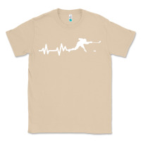 Mushroom hockey player heartbeat ice Classic Tee - artisFamous