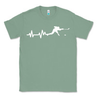 Sage hockey player heartbeat ice Classic Tee - artisFamous
