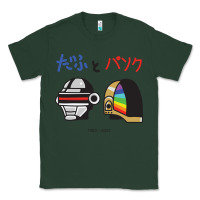 Sports Green DAFTPUNK Japanese Classic Tee - artisFamous
