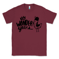 Burgundy The Wonder Years Classic Tee - artisFamous