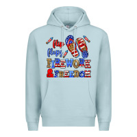 Flip Flops Fireworks And Freedom Premium Hoodie | Teevron