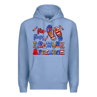 Colony Blue flip flops fireworks and freedom Premium Hoodie - AdoDesignShop