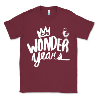 Burgundy The Wonder Years Classic Tee - artisFamous