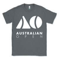 Charcoal Heather australian open Classic Tee - artisFamous