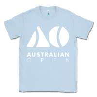 Dusty Blue australian open Classic Tee - artisFamous