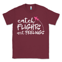 Burgundy flights Classic Tee - artisFamous